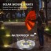 Toodour 12 Pack Solar Ground Lights Outdoor, 8 LED Waterproof Solar in-Ground Disk Lights for Garden Driveway Lawn Pathway Yard Pool Step, Warm White