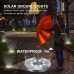 Toodour 6 Pack Solar Ground Lights Outdoor, 8 LED Waterproof Solar in-Ground Disk Lights for Garden Driveway Lawn Pathway Yard Pool Step, White