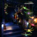 Toodour Solar String Lights, Color Changing Solar Hummingbird Wind Chimes, LED Decorative Mobile, Waterproof Outdoor String Lights for Patio, Balcony, Bedroom, Party, Yard, Window, Garden