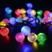 Toodour Solar String Lights Outdoor Waterproof, 35.6ft 60 LED Globe String Lights, 8 Modes Solar Powered Patio Lights for Garden, Yard, Roof, Party Decorations (Multicolor)