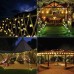 Toodour Solar String Lights Outdoor 35.6ft 60 LED Globe String Lights,Waterproof 8 Modes Solar Powered Patio Lights for Garden, Home, Gazebo, Yard Decorations (Warm White)