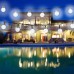 Toodour Solar String Lights Outdoor, 35.6ft 60 LED Globe String Lights, Waterproof 8 Modes Solar Powered Patio Lights for Garden, Porch, Wedding Decorations (White)