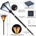Toodour Solar Christmas Lights Outdoor, 2 Pack 94 LED Larger Solar Torch Lights with Flickering Flame, Waterproof Solar Powered Outdoor Lights Landscape Decorative Lighting for Christmas Decor