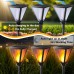 Toodour Solar Christmas Lights Outdoor, 2 Pack 94 LED Larger Solar Torch Lights with Flickering Flame, Waterproof Solar Powered Outdoor Lights Landscape Decorative Lighting for Christmas Decor