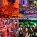 Toodour Christmas Lights Indoor, 82ft 200 LED Christmas String Lights with Remote, RGB Color Changing Lights Decorations for Home, Party, Xmas Tree