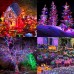 Christmas Lights Multicolor, Toodour 82ft 200 LED Christmas String Lights with 8 Modes, Timer, Connectable Plug in Christmas Outdoor Indoor Lights for Home, Garden, Party, Christmas Tree Decor