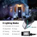 Toodour Christmas Lights White, 82ft 200 LED Christmas String Lights with 8 Modes, Timer, Connectable Plug in Christmas Outdoor Indoor Lights for Home Garden Party Xmas Tree Decor