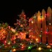 Toodour Multicolor Christmas Lights, 26.5ft 100 Count Incandescent Christmas String Lights, UL Certified Connectable Green Wire Xmas Lights for Home, Holiday, Party, Tree Decorations