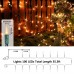 Toodour Warm White Christmas Lights, 26.5ft 100 Count Incandescent Christmas String Lights, Connectable Green Wire Clear Mini Bulbs for Home, Party, Xmas Tree Decorations