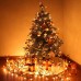 Toodour Warm White Christmas Lights, 26.5ft 100 Count Incandescent Christmas String Lights, Connectable Green Wire Clear Mini Bulbs for Home, Party, Xmas Tree Decorations