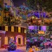 Toodour Multicolor Christmas Lights, 14.27ft 50 Count Incandescent Christmas String Lights, UL Certified Connectable Green Wire Xmas Lights for Home, Holiday, Party, Xmas Tree Decorations