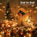 Toodour Warm White Christmas Lights, 14.27ft 50 Count Incandescent Christmas String Lights, UL Certified Connectable Green Wire Xmas Lights for Home, Holiday, Party, Xmas Tree Decorations