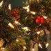 Toodour Warm White Christmas Lights, 14.27ft 50 Count Incandescent Christmas String Lights, UL Certified Connectable Green Wire Xmas Lights for Home, Holiday, Party, Xmas Tree Decorations