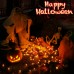 Toodour Orange Halloween Lights, 25ft 100 Count Incandescent Halloween String Lights, UL Certified Connectable Mini Bulbs Orange String Lights for Home, Garden, Porch, Halloween Party Decorations