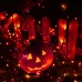 Toodour Orange & Purple Halloween Lights, 25ft 100 Count Incandescent Halloween String Lights, UL Certified Connectable Mini Bulbs Halloween Lights for Indoor, Outdoor, Garden, Porch, Halloween Decor