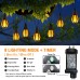 Toodour Festoon Lights Outdoor with 15 Flickering Flame Bulb 9M, SAA Approved LED Flame Lights - Waterproof and Shatterproof Outdoor Patio Lights for Yard Garden Porch Party Outside Decorations Toodour Festoon Lights Outdoor with 15 Flickering Flame Bulb 9M, SAA Approved LED Flame Lights - Waterproof and Shatterproof Outdoor Patio Lights for Yard Garden Porch Party Outside Decorations