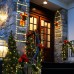 Toodour LED Christmas Light - Christmas Decorative Ladder Lights with Santa Claus, Christmas Decorations Lights for Indoor Outdoor, Window, Garden, Home Decor - Warm White