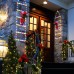 Toodour LED Christmas Lights - 10ft Christmas Decorative Ladder Lights with Santa Claus, Christmas Decorations Lights for Indoor Outdoor, Window, Garden, Home, Wall, Xmas Tree Decor (Multicolor)