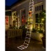 Toodour Christmas Lights Outdoor, 10ft LED Christmas Decorative Ladder Lights with Santa Claus, Christmas Outdoor Decor for Window, Porch, Garden, Xmas Tree (Multicolor)