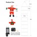 Toodour Christmas Lights Outdoor, 10ft Christmas Decorative Ladder Lights with Santa Claus, LED Christmas Lights for Porch, Window, Xmas Tree Decorations (Warm White)