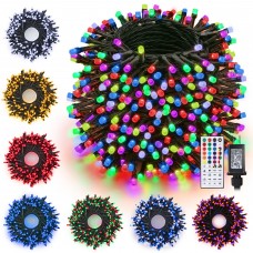 Toodour Christmas Lights Indoor, 82ft 200 LED Christmas String Lights with Remote, RGB Color Changing Lights Decorations for Home, Party, Xmas Tree