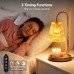 Toodour Candle Warmer Lamp with Timer Dimmer, Adjustable Height, Home Decor Gifts for Women Mom Birthday Christmas with 2 Bulbs