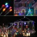 Toodour Solar Christmas Lights, 72ft 200 LED 8 Modes Outdoor Christmas String Lights, Waterproof Solar String Light for Xmas Tree, Fence, Holiday, Party, Balcony, Outdoo Xmas Decorations - Multicolor