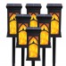 Toodour Solar Lights Outdoor Waterproof, 6 Pack LED Solar Powered Torch Lights with Flicking Flame, Landscape Lighting for Garden Yard Pathway, Warm White
