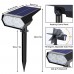 Toodour Solar Lights Outdoor, 49 LED Super Bright Solar Spot Lights with 2 Lighting Modes, Waterproof Solar Powered Landscape Spotlights for Garden Patio Pathway Yard (2 Pack-Warm White)