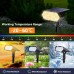 Toodour Solar Lights Outdoor, 49 LED Super Bright Solar Spot Lights with 2 Lighting Modes, Waterproof Solar Powered Landscape Spotlights for Garden Patio Pathway Yard (2 Pack-Warm White)