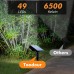 Toodour Solar Lights Outdoor, 2 Pack 49 LED Super Bright Solar Spot Lights with 2 Lighting Mode, Waterproof Solar Powered Landscape Spotlights for Garden Patio Walkway Yard Outdoor Decor, White