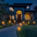 Toodour Solar Lights Outdoor, 10 Pack LED Solar Torch Lights with Flickering Flame Waterproof Halloween Decorations for Garden Yard