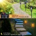 Toodour Solar Lights Outdoor, 10 Pack LED Solar Torch Lights with Flickering Flame Waterproof Halloween Decorations for Garden Yard