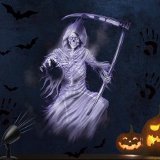 Toodour Halloween Projector Lights Outdoor Indoor, 3D Dynamic White Reaper Projector Lights with Timer, Waterproof Halloween Decorations for Home Party Garden Toodour Halloween Projector Lights Outdoor Indoor, 3D Dynamic White Reaper Projector Lights with Timer, Waterproof Halloween Decorations for Home Party Garden