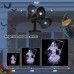 Toodour Halloween Projector Lights Outdoor Indoor, 3D Dynamic White Reaper Projector Lights with Timer, Waterproof Halloween Decorations for Home Party Garden