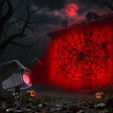 Toodour Halloween Projector Lights Outdoor, Dynamic Spider Projector Lights with Timer, Waterproof Halloween Decorations for Indoor Home Party Garden Toodour Halloween Projector Lights Outdoor, Dynamic Spider Projector Lights with Timer, Waterproof Halloween Decorations for Indoor Home Party Garden