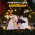 6 Pack Solar Flickering Dancing Flame Lights Waterproof Solar Torch Lights for Outdoor Garden Patio Pathway Yard Driveway Decorative