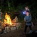 Toodour Outdoor Solar Lights, 12 Pack LED Solar Torch Lights with Flickering Flame, Waterproof Lighting Decoration for Patio Garden Yard Pathway Landscape, Blue