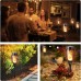 Toodour Outdoor Solar Lights, 6 Pack LED Solar Torch Lights with Flickering Flame for Patio, Lawn, Yard, Lamps, Pathway, Garden Decor