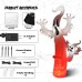 Toodour Halloween Inflatables Outdoor Decorations Ghost, 8ft Blow up Yard Decorations, Built-in Red LED Disco Lights, Ghost Inflatable for Outdoor Halloween Decor
