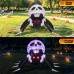 Toodour 8ft Halloween Inflatables Ghost Face Spider with Rotating Colorful LED Lights, Light Up Spider with Twinkle Red Eyes, Halloween Blow Up Decorations for Yard, Party, Lawn