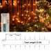 Toodour Clear Christmas Lights, 33ft 100 Count Incandescent Christmas Lights, UL Certified Connectable Green Wire Mini Bulb String Lights for Home, Party, Christmas, Xmas Tree Decorations