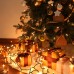 Toodour Clear Christmas Lights, 33ft 100 Count Incandescent Christmas Lights, UL Certified Connectable Green Wire Mini Bulb String Lights for Home, Party, Christmas, Xmas Tree Decorations