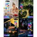 Toodour Solar Wind Chimes with Colorful Shells, Waterproof Solar Powered Outdoor Decor for Garden Patio Porch, Gifts for Mom Grandma Women