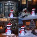 Toodour 20 Inch Christmas Lighted Penguin Outdoor, Pop-Up Penguin Decorations w/ 40 LED Lights, Battery Operated, Holiday Decor for Garden Yard