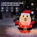 Toodour 20 Inch Christmas Lighted Santa Claus Outdoor, Pop-Up Chrsitmas Decorations w/ 40 LED Lights, Battery Operated, Holiday Decor for Garden Yard