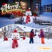 Toodour 20 Inch Christmas Lighted Snowman Outdoor, Pop-Up Snowman Decorations w/ 40 LED Lights, Battery Operated, Holiday Decor for Garden Yard