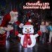Toodour 20 Inch Christmas Lighted Snowman Outdoor, Pop-Up Snowman Decorations w/ 40 LED Lights, Battery Operated, Holiday Decor for Garden Yard