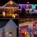 Toodour Christmas Lights Outdoor, 29.5ft 360 LED Icicle Christmas Lights with 8 Modes, 60 Drops, Plug in Fairy String Lights for Party, Holiday, Wedding Decors (Multicolor)