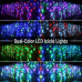 Toodour Christmas Icicle Lights Outdoor, RGB Color Changing Icicle Light with 60 Drops, 29.5ft 360 LED Christmas Lights - Window Fairy Twinkle Light for Home, Garden, Outdoor Xmas Decorations Toodour Christmas Icicle Lights Outdoor, RGB Color Changing Icicle Light with 60 Drops, 29.5ft 360 LED Christmas Lights - Window Fairy Twinkle Light for Home, Garden, Outdoor Xmas Decorations